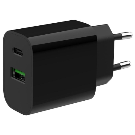 Gembird 2-port 20W USB Fast Charger | TA-UC-PDQC20-01-BK