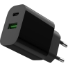 Gembird 2-port 20W USB fast charger bl