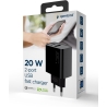 Gembird 2-port 20W USB fast charger bl