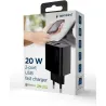 Gembird 2-port 20W USB fast charger bl