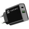 Natec Ribera USB Charger, 1xUSB-A, 1x USB-C, 20 W | NUC-2062