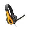 Canyon PC headset HSC-1 PC Mic Flat 2m Black Yellow