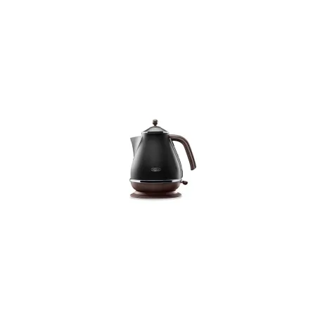 Delonghi | Icona Vintage | KBOV2001BK | Standard kettle | 2000 W | 1.7 L | Stainless steel | 360° rotational base | Black