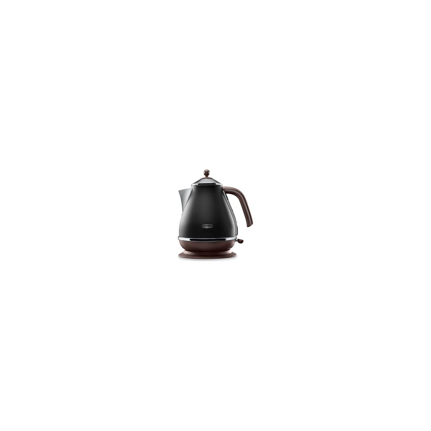 Delonghi | Icona Vintage | KBOV2001BK | Standard kettle | 2000 W | 1.7 L | Stainless steel | 360° rotational base | Black