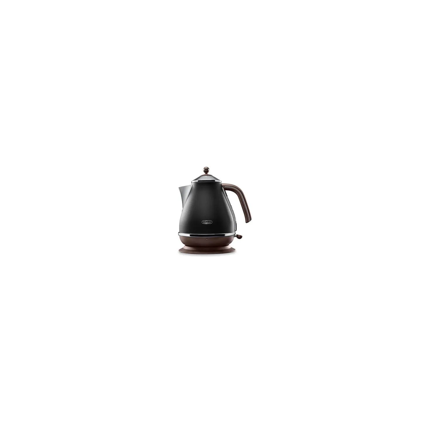 Delonghi | Icona Vintage | KBOV2001BK | Standard kettle | 2000 W | 1.7 L | Stainless steel | 360° rotational base | Black