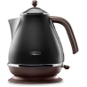 Delonghi | Icona Vintage | KBOV2001BK | Standard kettle | 2000 W | 1.7 L | Stainless steel | 360° rotational base | Black