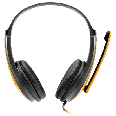 Canyon PC headset HSC-1 PC Mic Flat 2m Black Yellow