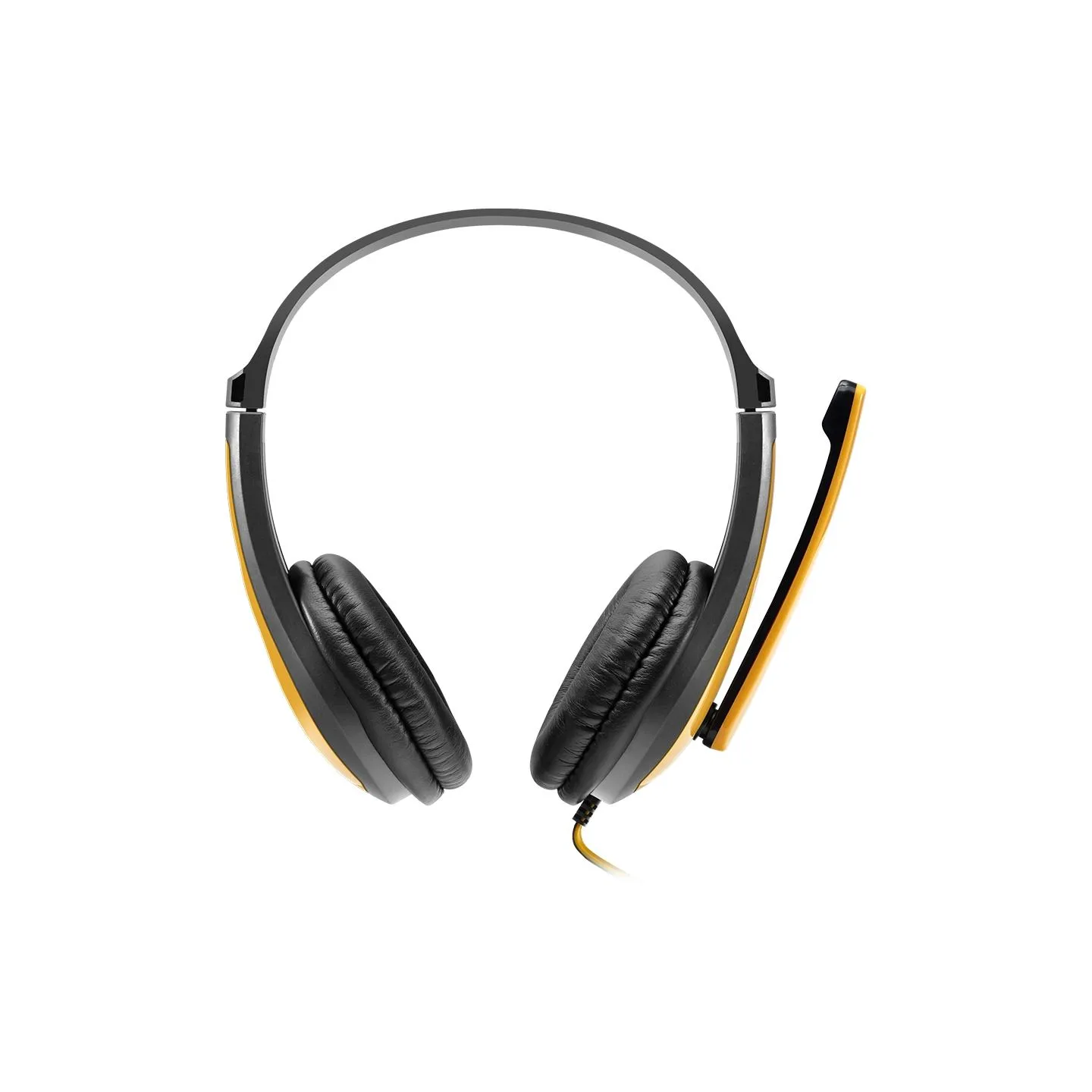 Canyon PC headset HSC-1 PC Mic Flat 2m Black Yellow