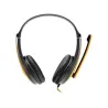 Canyon PC headset HSC-1 PC Mic Flat 2m Black Yellow
