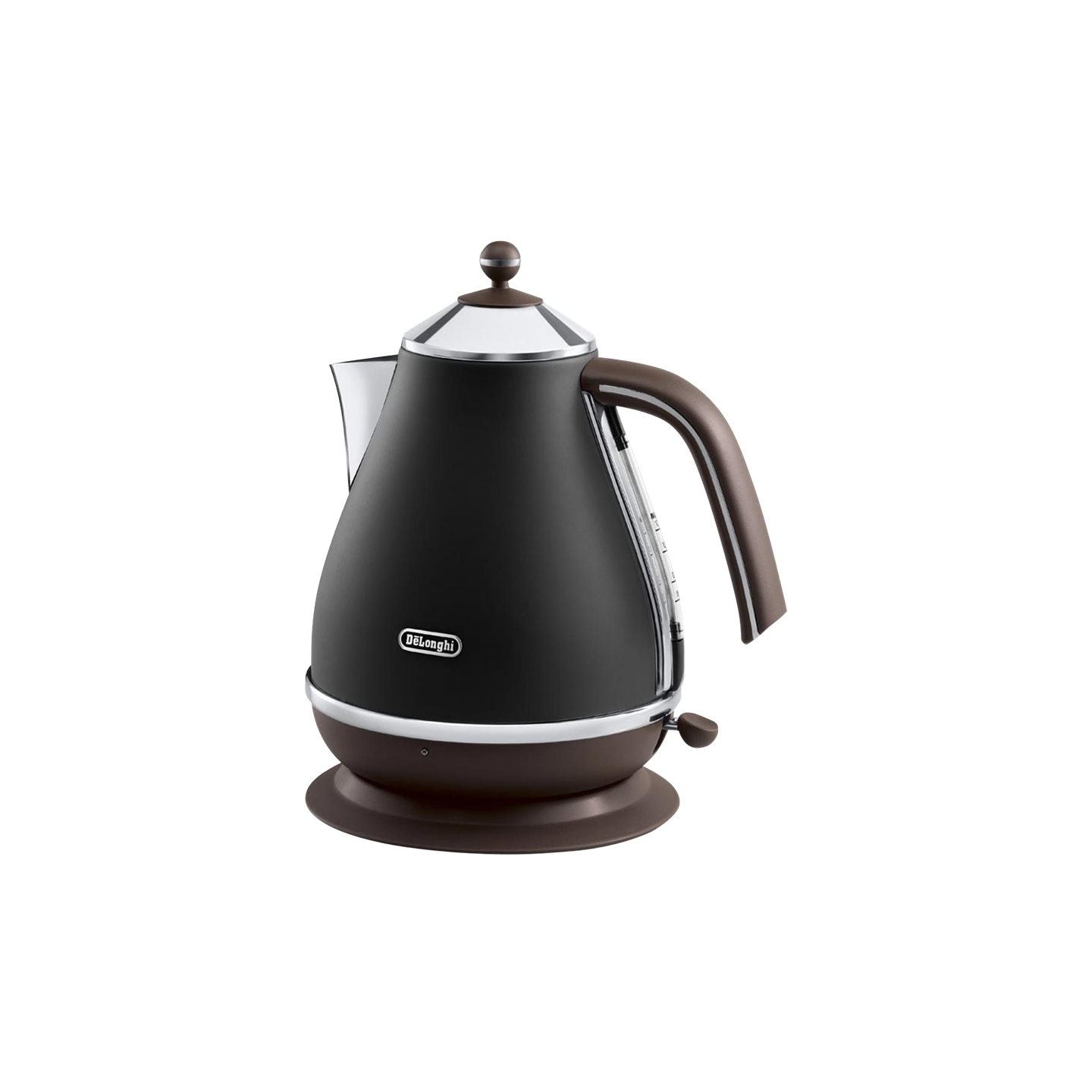 Delonghi | Icona Vintage | KBOV2001BK | Standard kettle | 2000 W | 1.7 L | Stainless steel | 360° rotational base | Black