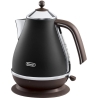 Delonghi | Icona Vintage | KBOV2001BK | Standard kettle | 2000 W | 1.7 L | Stainless steel | 360° rotational base | Black