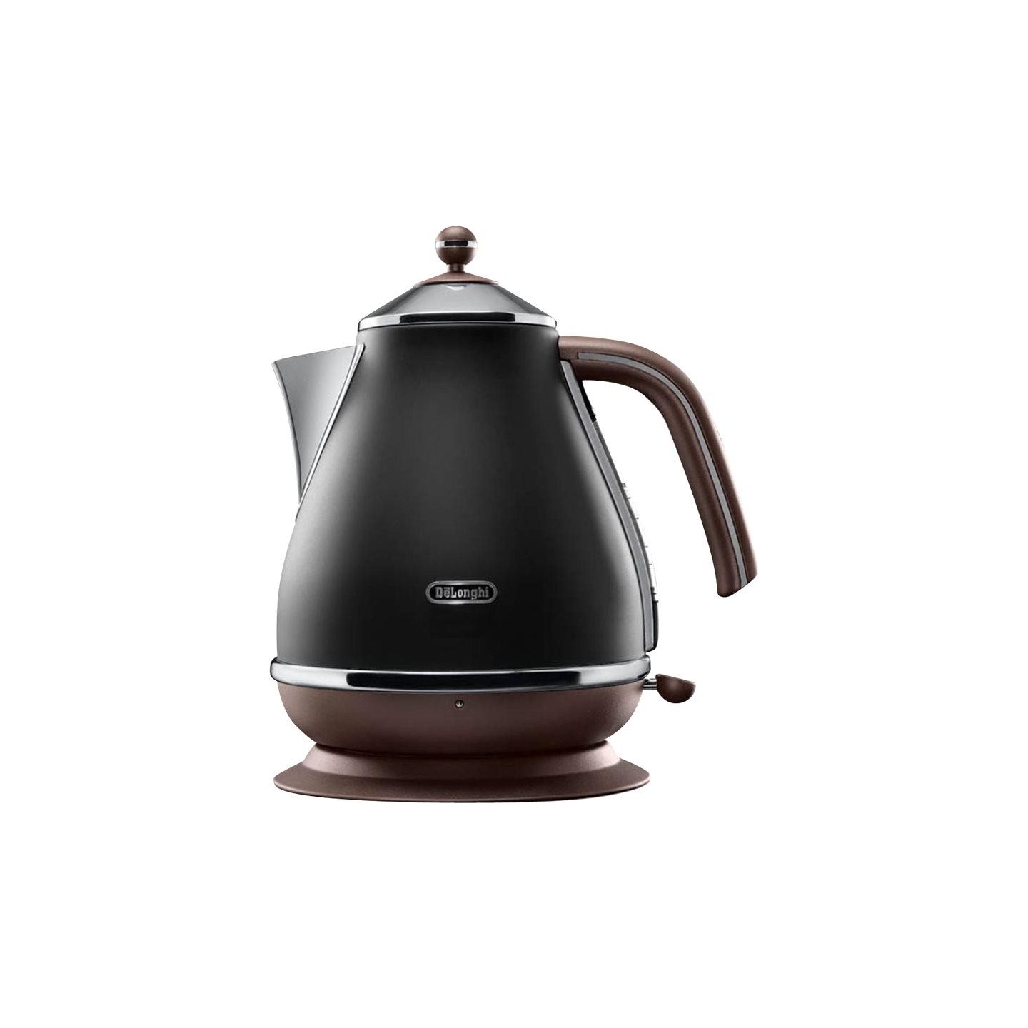 Delonghi | Icona Vintage | KBOV2001BK | Standard kettle | 2000 W | 1.7 L | Stainless steel | 360° rotational base | Black