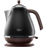 Delonghi | Icona Vintage | KBOV2001BK | Standard kettle | 2000 W | 1.7 L | Stainless steel | 360° rotational base | Black