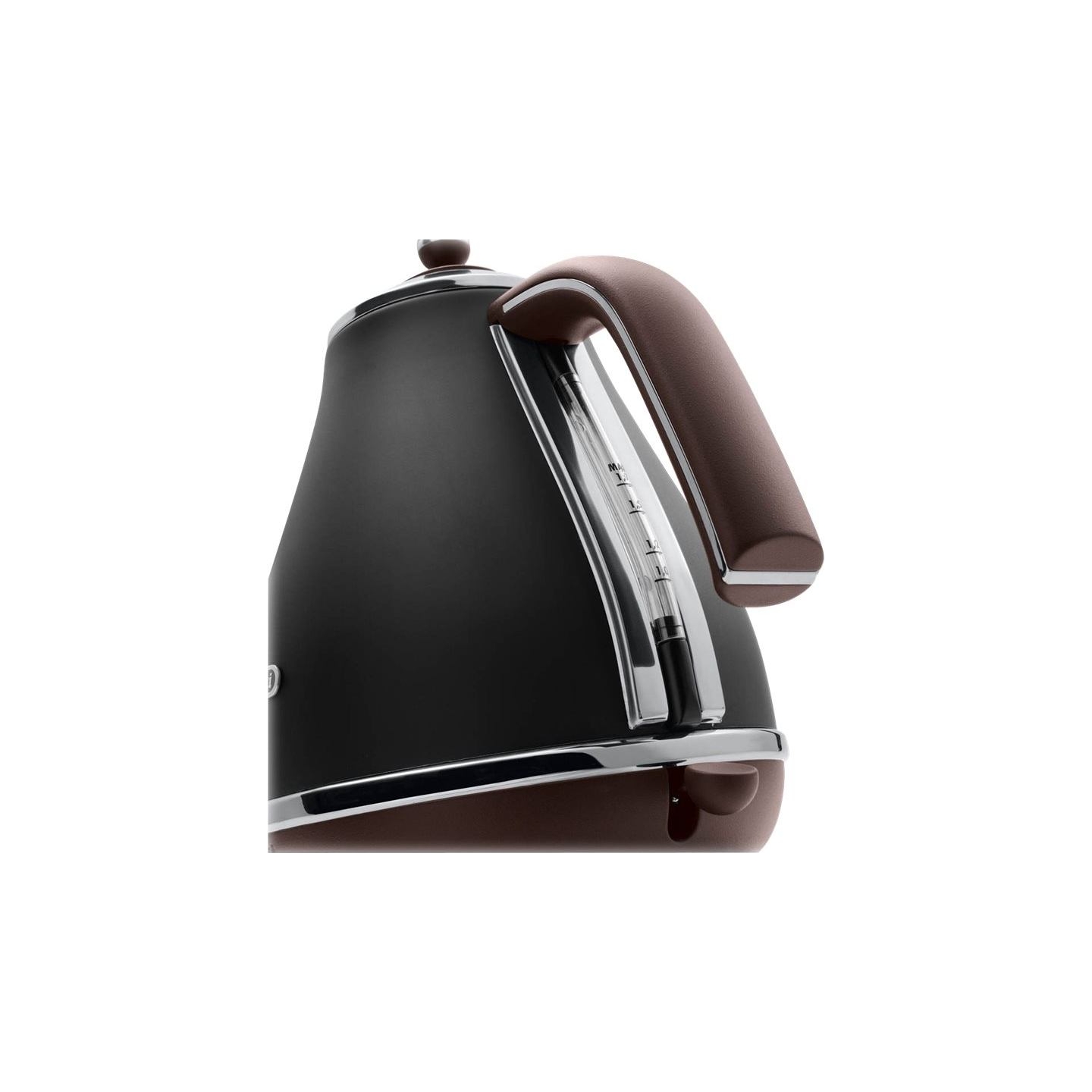 Delonghi | Icona Vintage | KBOV2001BK | Standard kettle | 2000 W | 1.7 L | Stainless steel | 360° rotational base | Black