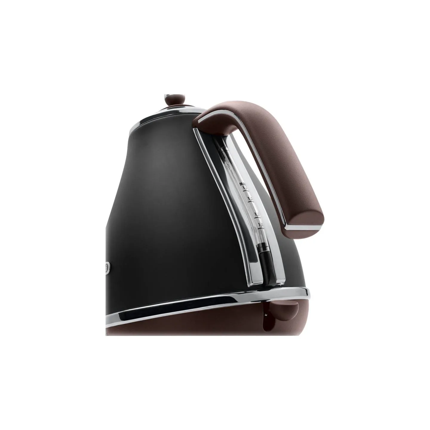 Delonghi | Icona Vintage | KBOV2001BK | Standard kettle | 2000 W | 1.7 L | Stainless steel | 360° rotational base | Black
