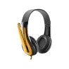 Canyon PC headset HSC-1 PC Mic Flat 2m Black Yellow