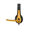 Canyon PC headset HSC-1 PC Mic Flat 2m Black Yellow