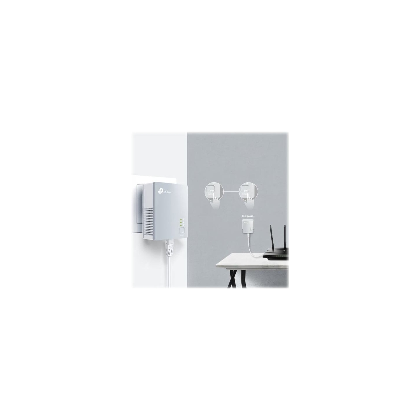 Tp-Link | Powerline Adapters Kit | TL-PA4010 KIT | 10/100 Mbit/s | Ethernet LAN (RJ-45) ports 1