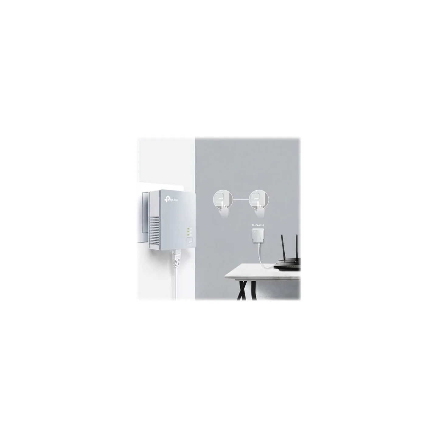 Tp-Link | Powerline Adapters Kit | TL-PA4010 KIT | 10/100 Mbit/s | Ethernet LAN (RJ-45) ports 1
