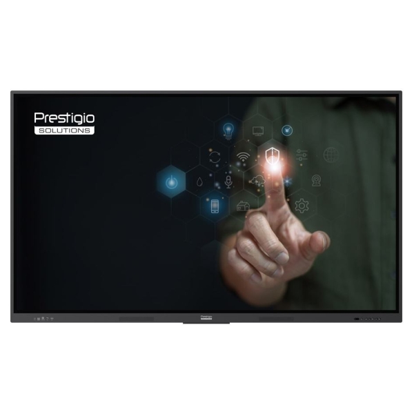 Prestigio SOLUTIONS Multiboard 75" Light Series UHD 4K, Android 13.0, Wi-Fi, 40TP, touch pen