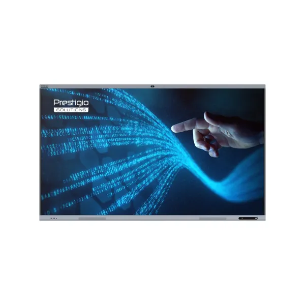 Prestigio SOLUTIONS Multiboard 86'' Light+ Gen 2, Android 13, Google EDLA, AI Camera, 16/128GB