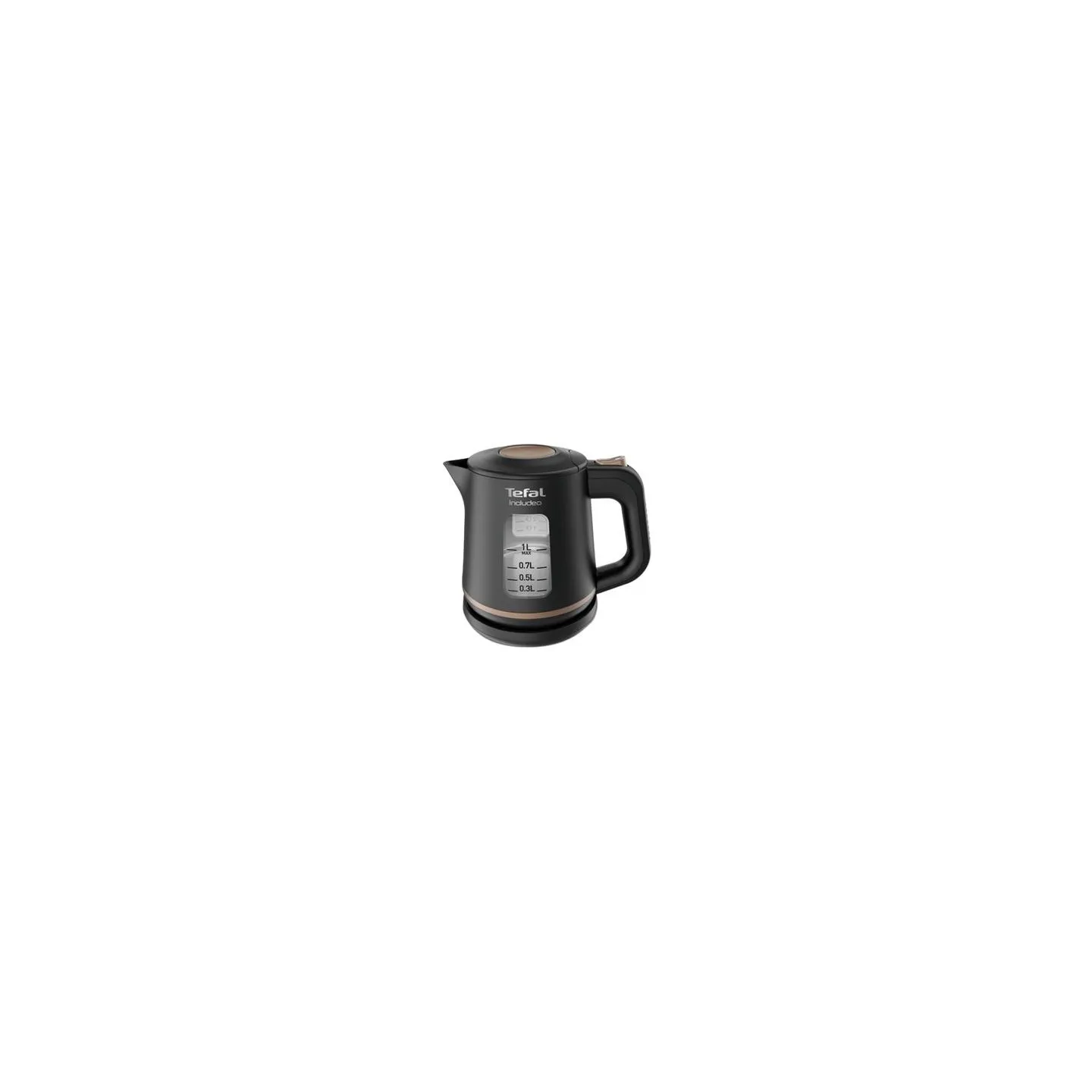 Tefal | Kettle | KI533811 | Electric | 2400 W | 1 L | Plastic | 360° rotational base | Black