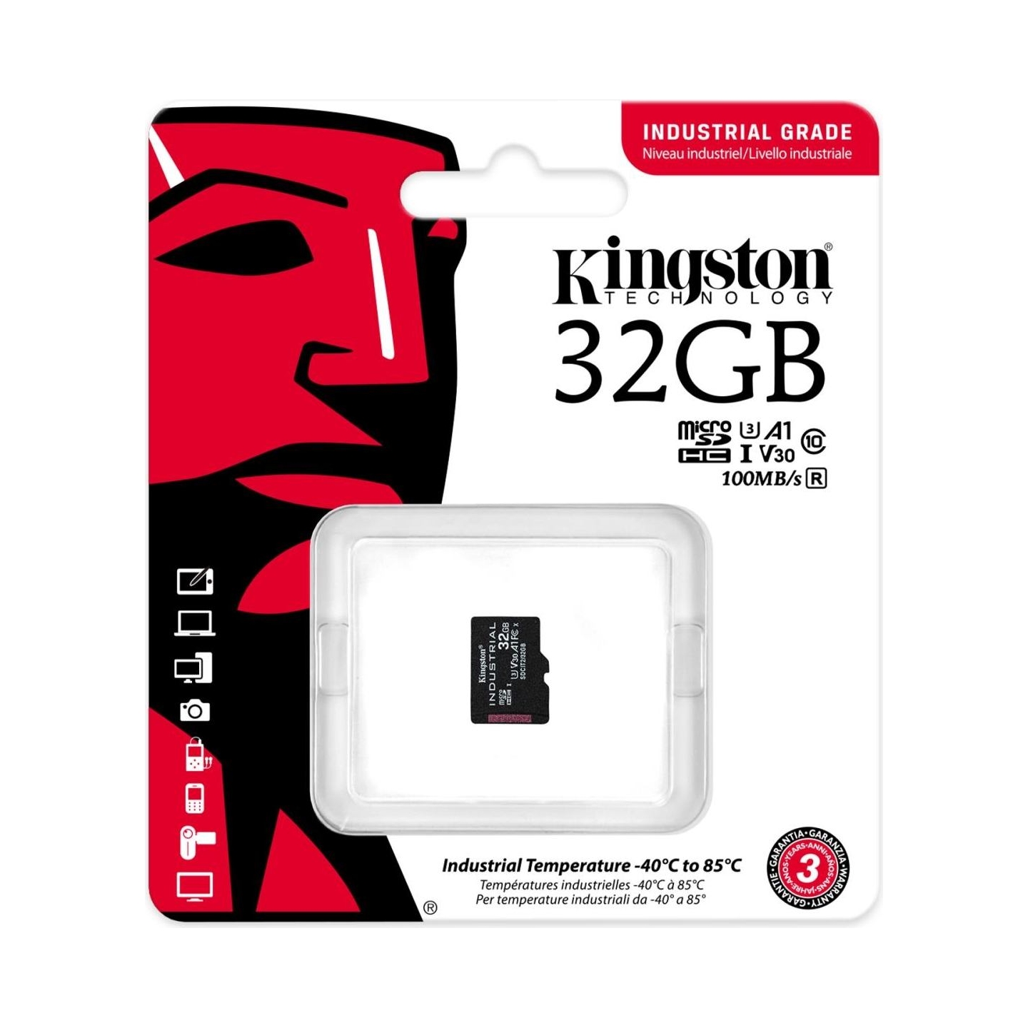 Kingston MEMORY MICRO SDHC 32GB UHS-I/SDCIT2/32GBSP KINGSTON