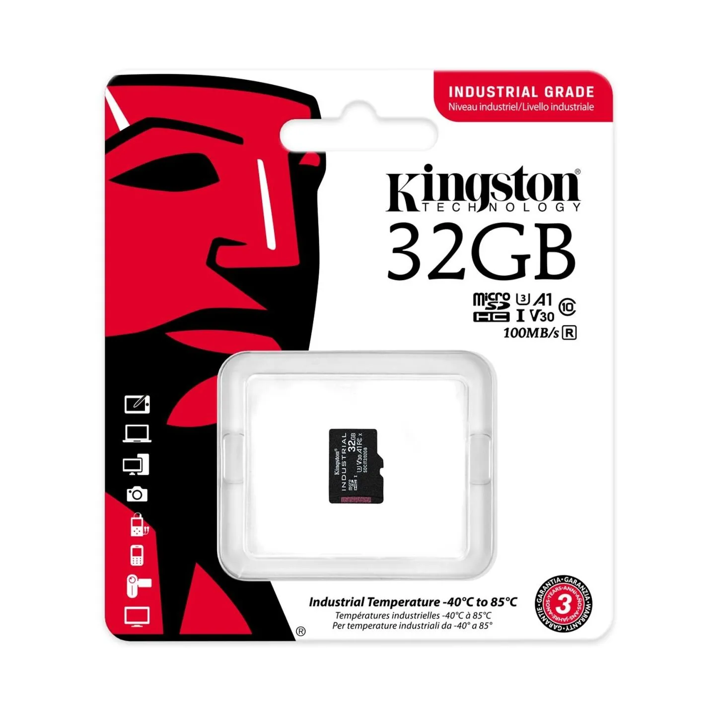 Kingston MEMORY MICRO SDHC 32GB UHS-I/SDCIT2/32GBSP KINGSTON