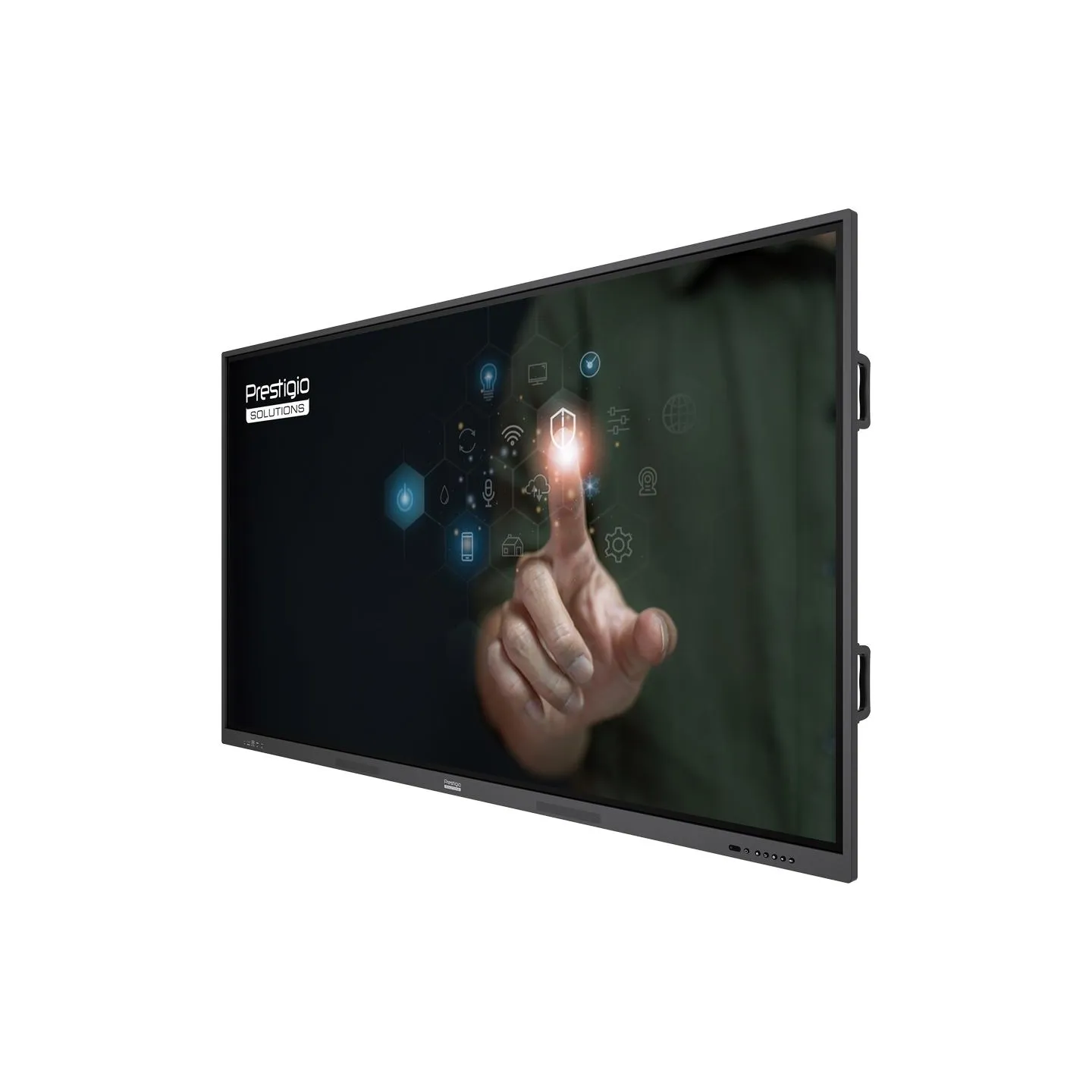Prestigio SOLUTIONS Multiboard 65" Light Series UHD 4K, Android 13, Dual Wi-Fi, 40TP, touch pen