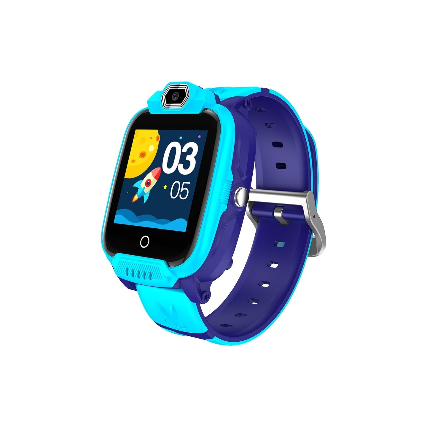 Canyon kids watch Jondy KW-44 4G Camera GPS Music Blue