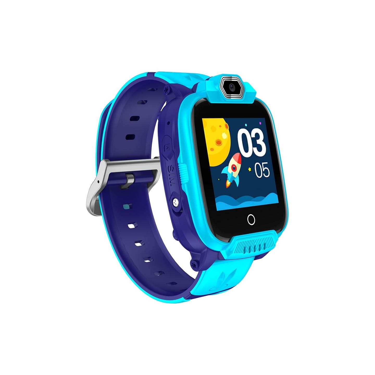 Canyon kids watch Jondy KW-44 4G Camera GPS Music Blue