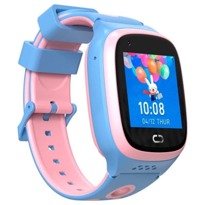 Canyon Kids Watch ZEFIR KW-49 E-SIM 4G GPS WiFi Video Music Games English learning, Pink&Blue