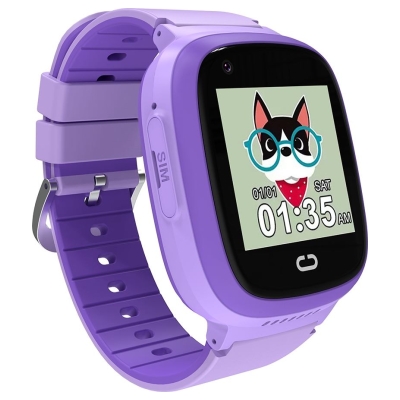 Canyon kids watch Sunny KW-48 Video 4G GPS Games&Music Violet