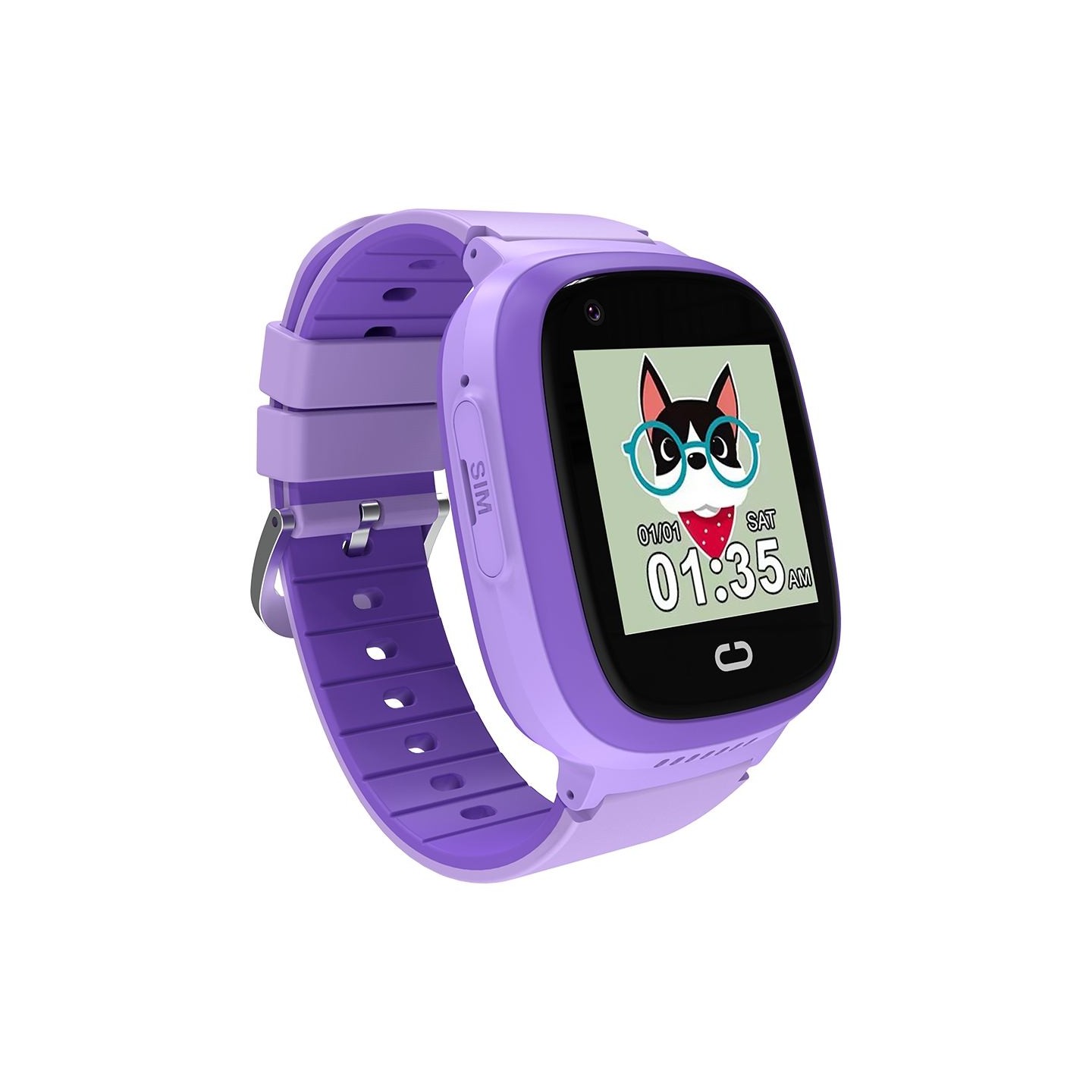 Canyon kids watch Sunny KW-48 Video 4G GPS Games&Music Violet