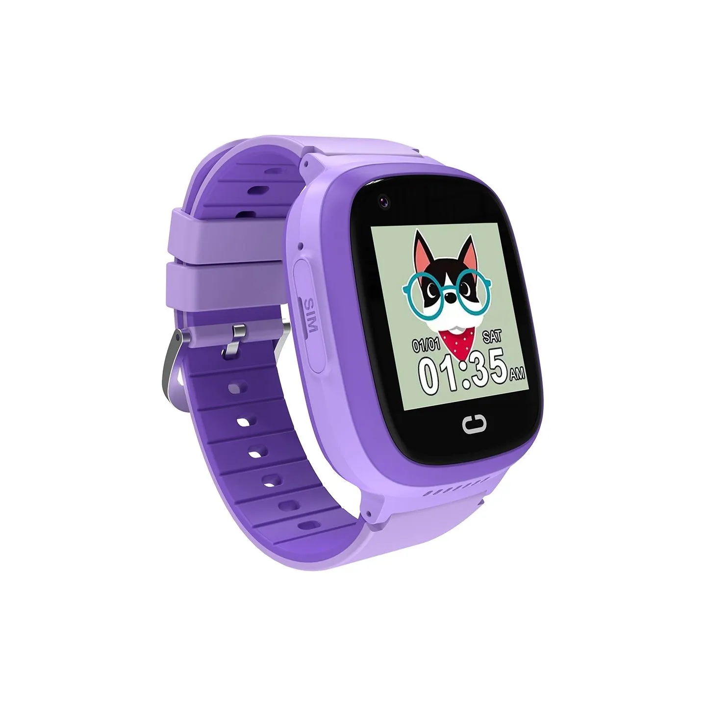 Canyon kids watch Sunny KW-48 Video 4G GPS Games&Music Violet