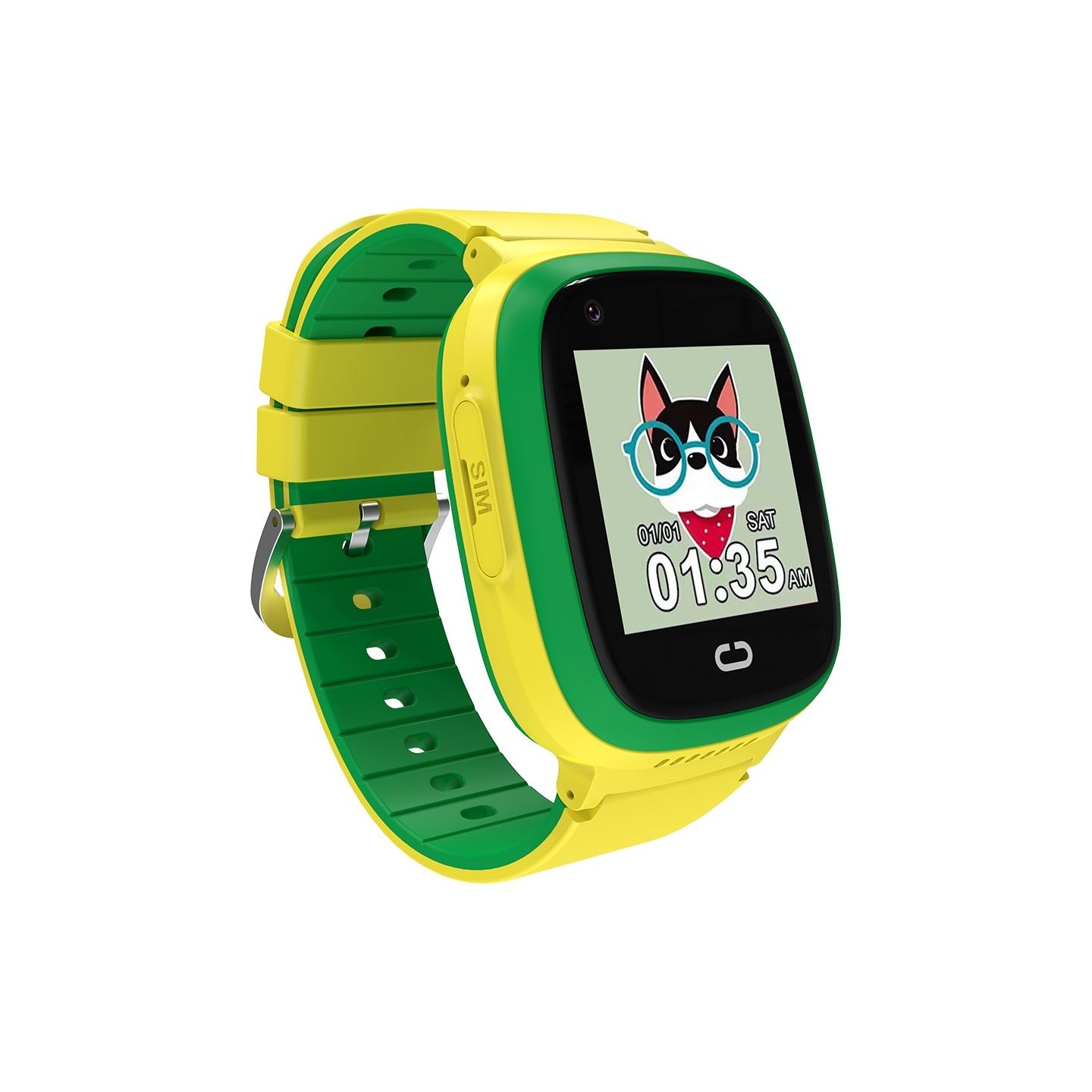 Canyon kids watch Sunny KW-48 Video 4G GPS Games&Music Green