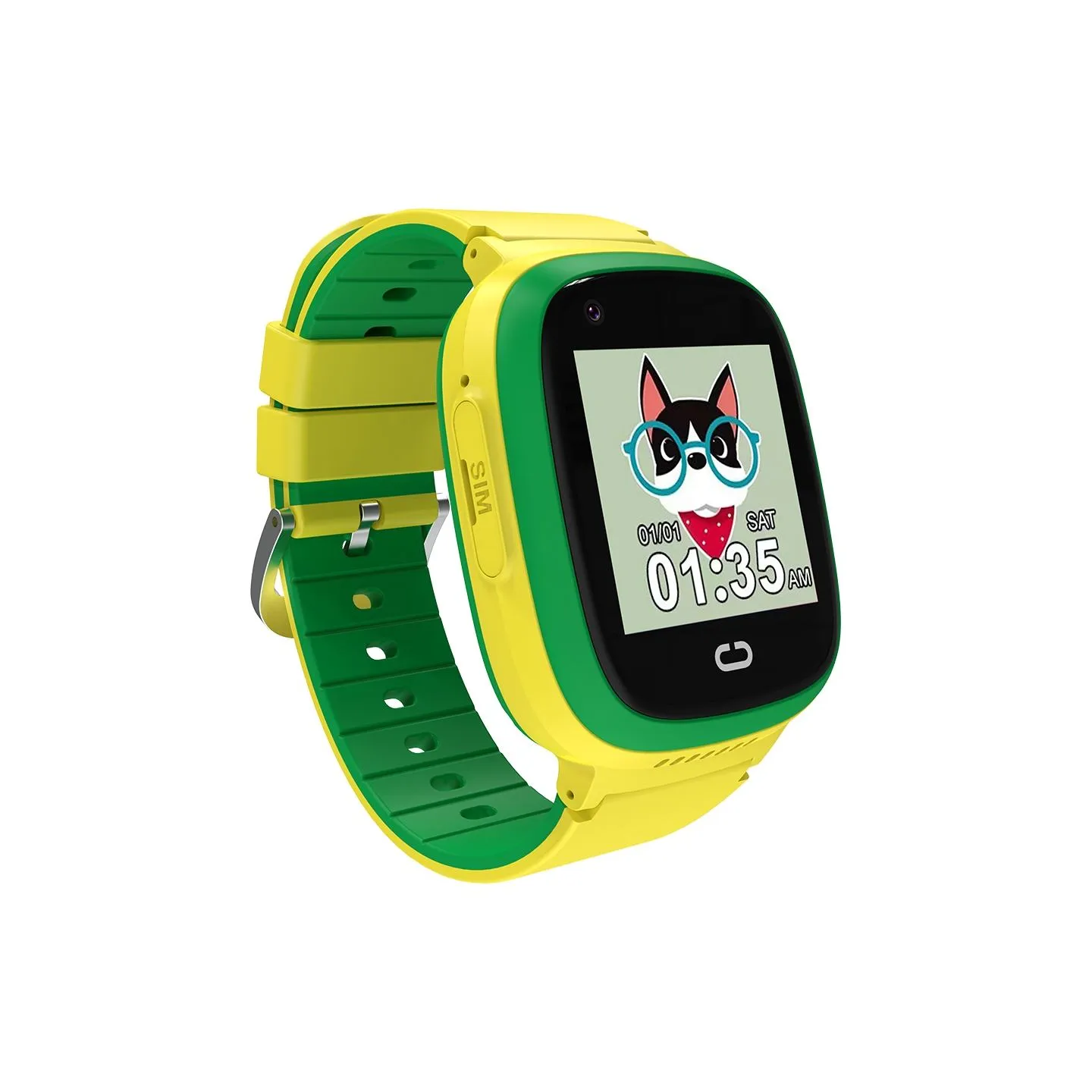 Canyon kids watch Sunny KW-48 Video 4G GPS Games&Music Green