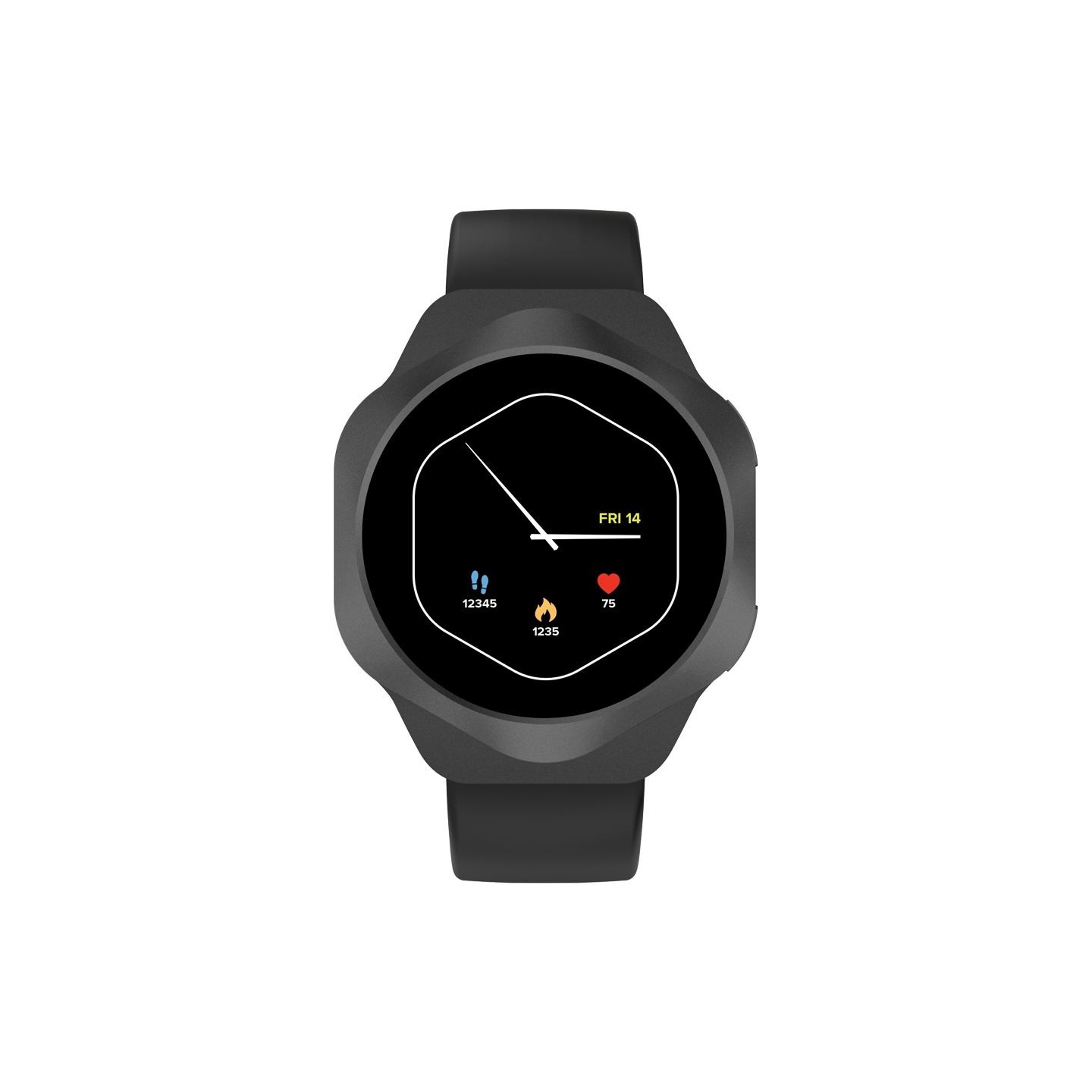 Canyon Smart Watch Hexagon 88 BT-CALL Black
