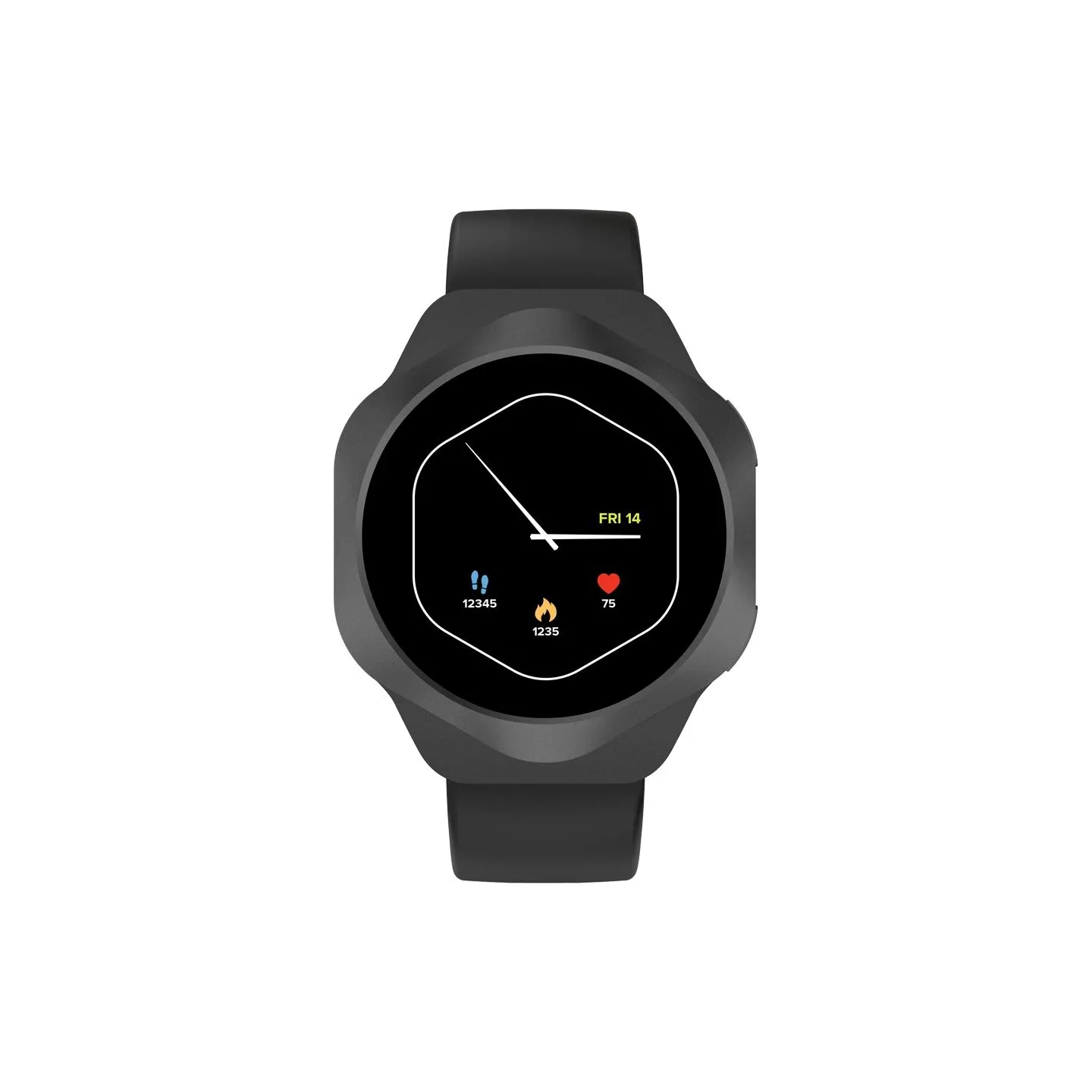 Canyon Smart Watch Hexagon 88 BT-CALL Black