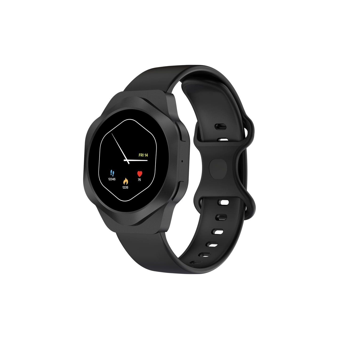 Canyon Smart Watch Hexagon 88 BT-CALL Black