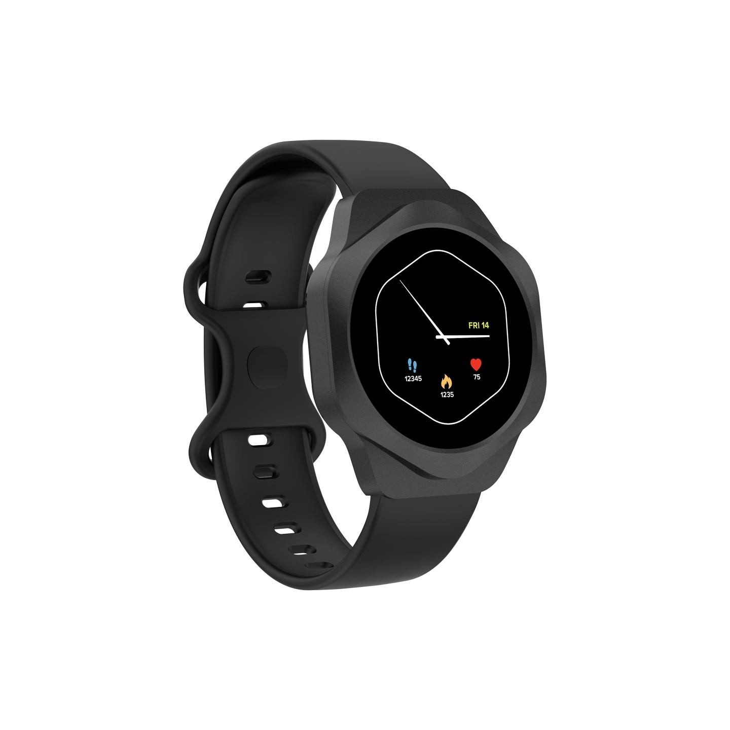 Canyon Smart Watch Hexagon 88 BT-CALL Black