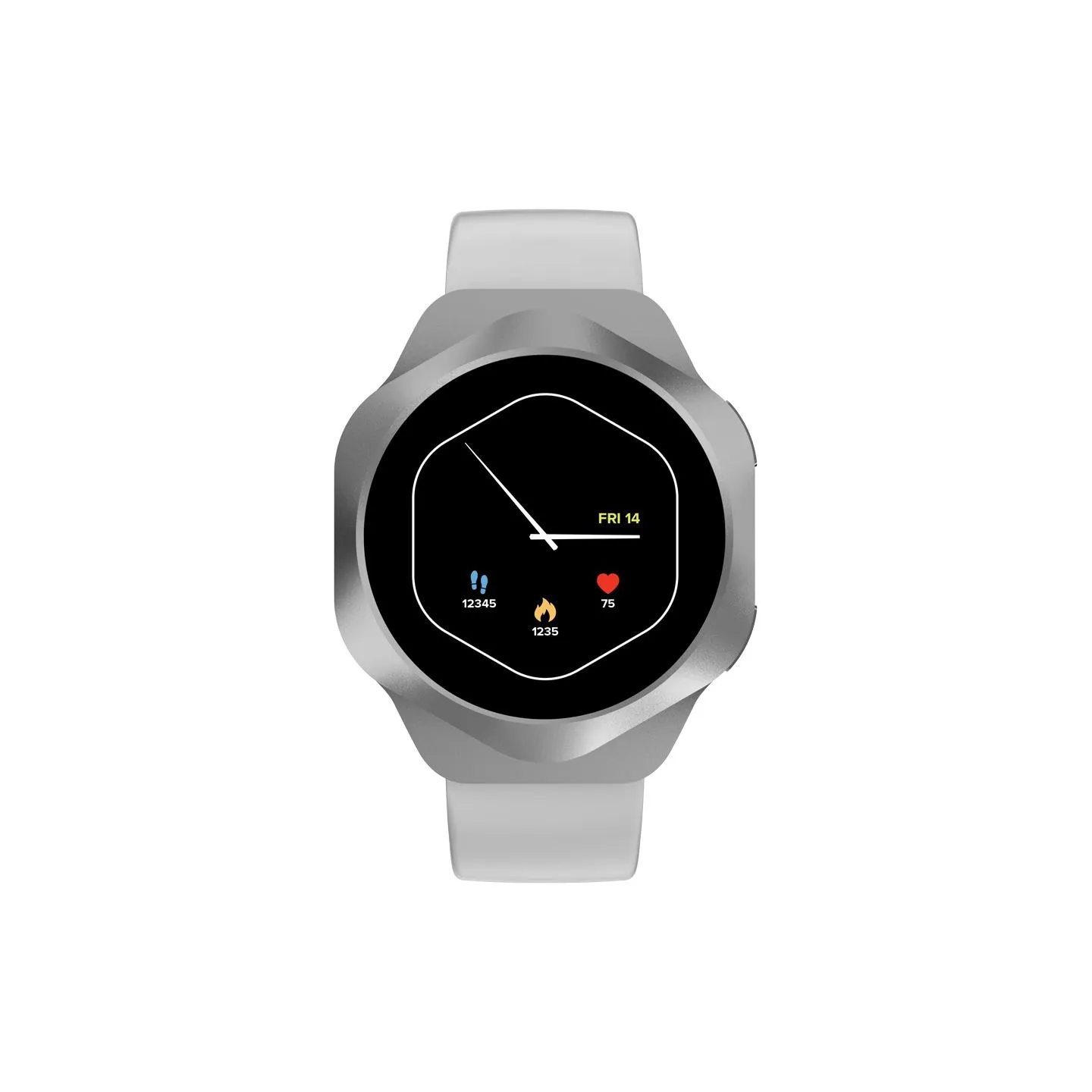 Canyon Smart Watch Hexagon 88 BT-CALL Silver