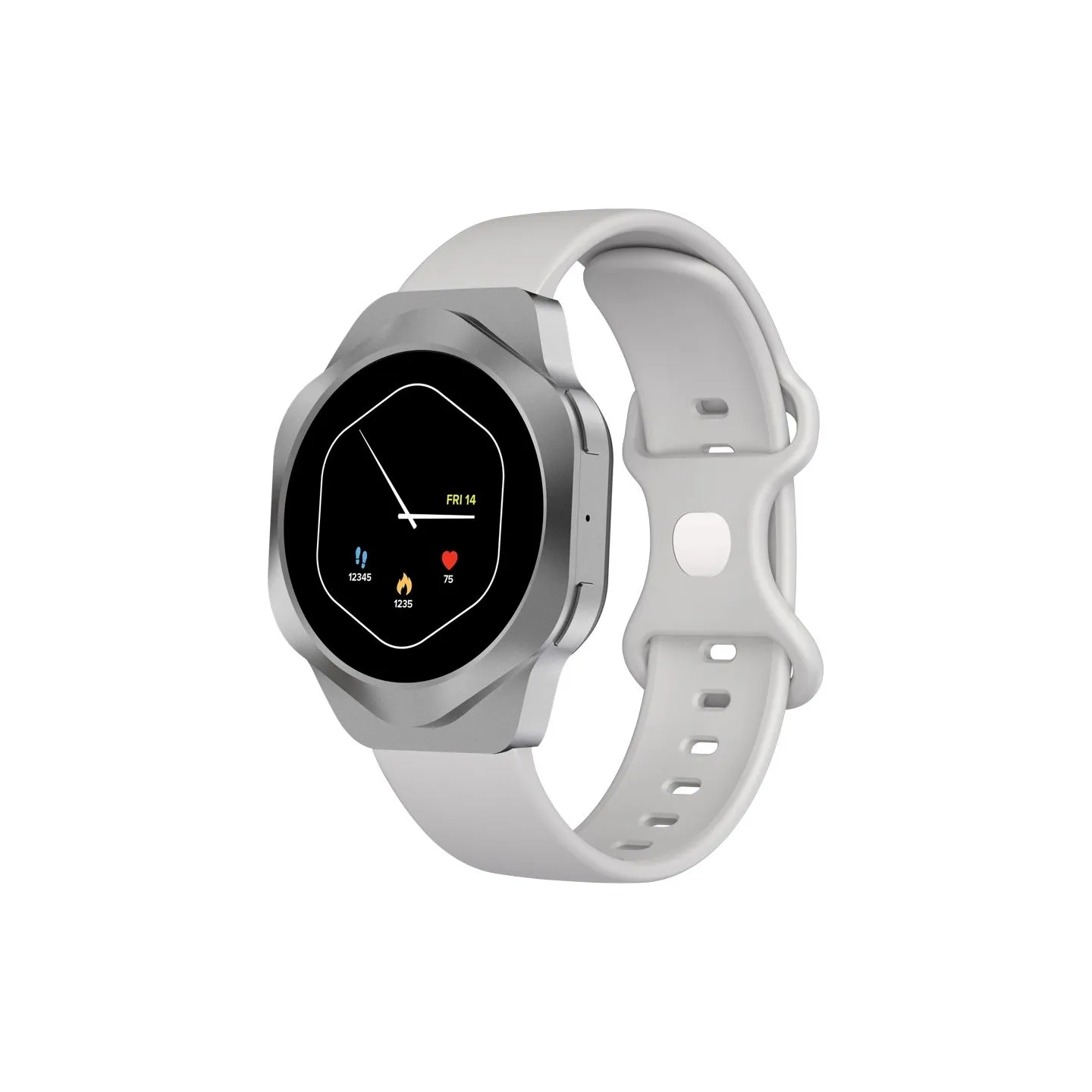 Canyon Smart Watch Hexagon 88 BT-CALL Silver