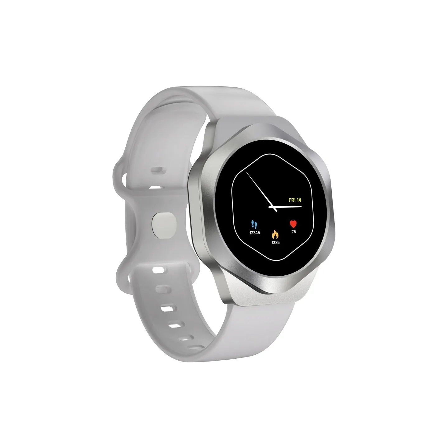Canyon Smart Watch Hexagon 88 BT-CALL Silver