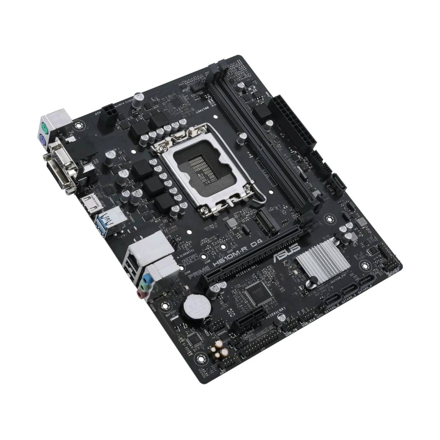 Asus Mainboard|ASUS|Intel H610|LGA1700|Micro-ATX|Memory DDR4|Memory slots 2|1xPCI-Express 1x|1xPCI-Express 16x|1xM.2|1x15pin D-s