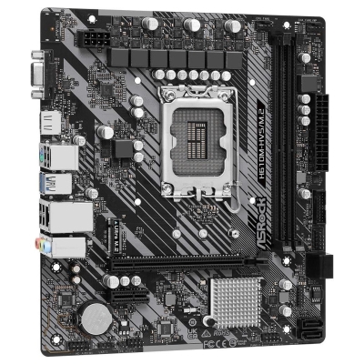 Asrock Mainboard|ASROCK|Intel H610|LGA1700|Micro-ATX|Memory DDR4|Memory slots 2|1xPCI-Express 3.0 1x|1xPCI-Express 4.0 16x|1xM.2