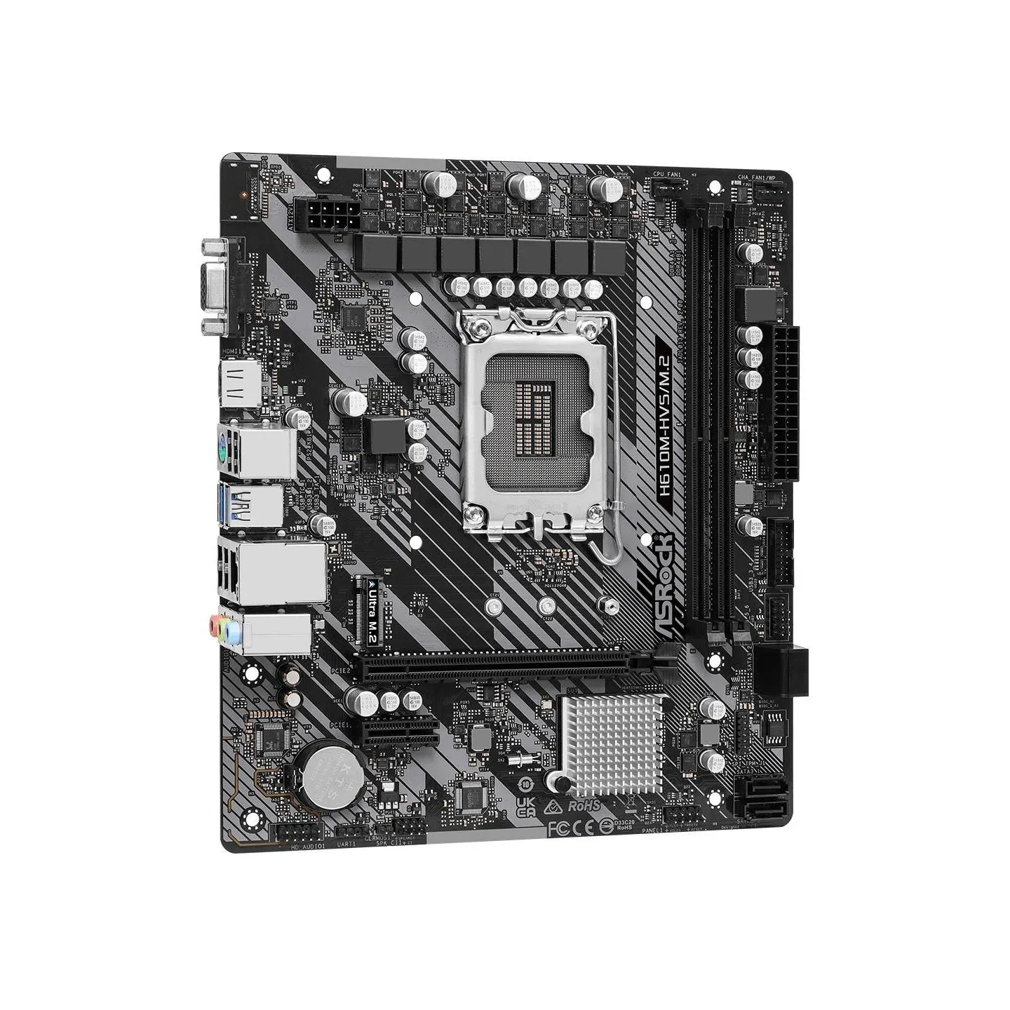 Asrock Motherboard H610M-HVS/M.2 R2.0 s1700 2DDR4 D-Sub/HDMI mATX