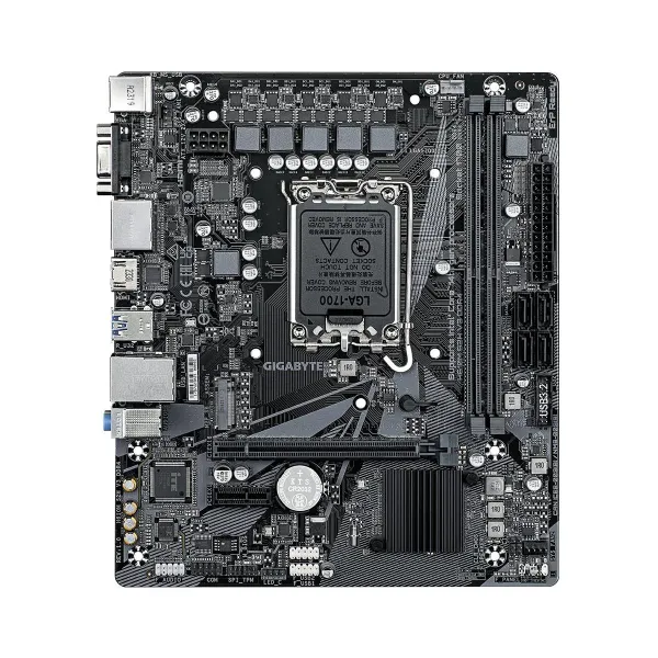 Gigabyte Mainboard|GIGABYTE|Intel H610|LGA1700|Micro-ATX|Memory DDR4|Memory slots 2|1xPCI-Express 3.0 1x|1xPCI-Express 4.0 16x|1