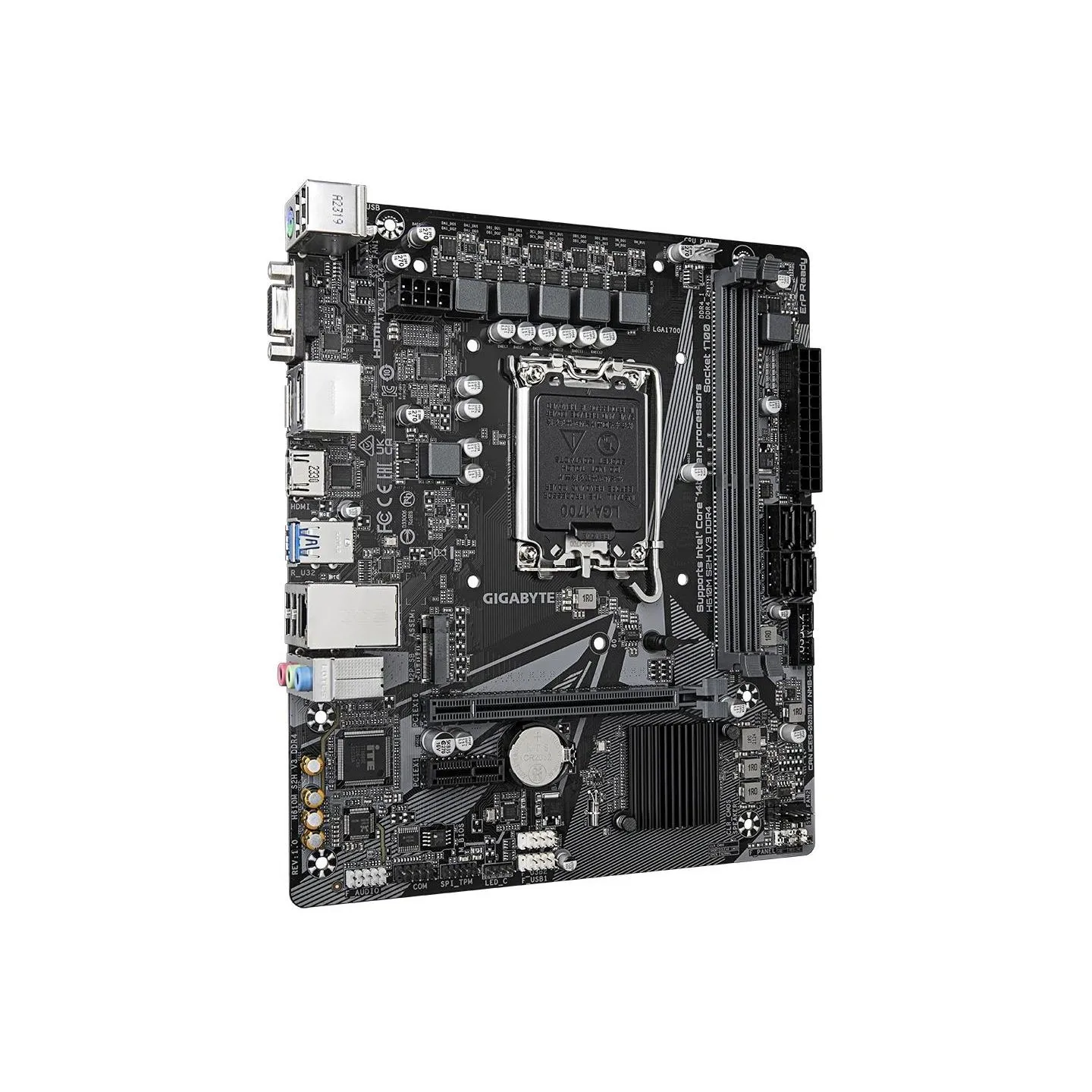 Gigabyte Mainboard|GIGABYTE|Intel H610|LGA1700|Micro-ATX|Memory DDR4|Memory slots 2|1xPCI-Express 3.0 1x|1xPCI-Express 4.0 16x|1