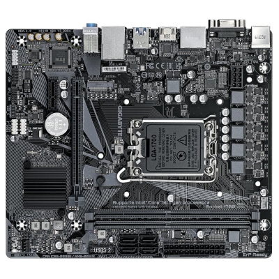 Gigabyte Mainboard|GIGABYTE|Intel H610|LGA1700|Micro-ATX|Memory DDR4|Memory slots 2|1xPCI-Express 3.0 1x|1xPCI-Express 4.0 16x|1